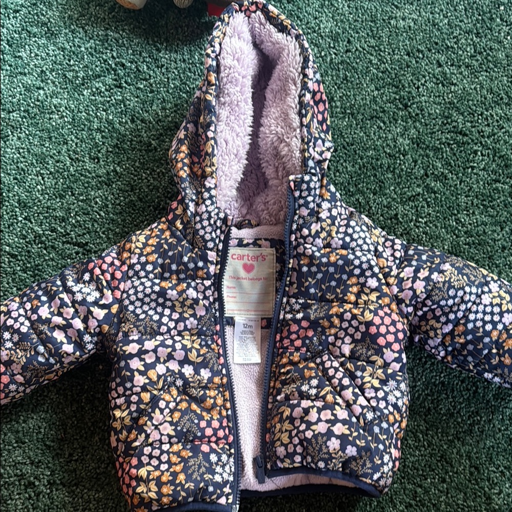 Carter's Floral Hooded Jacket